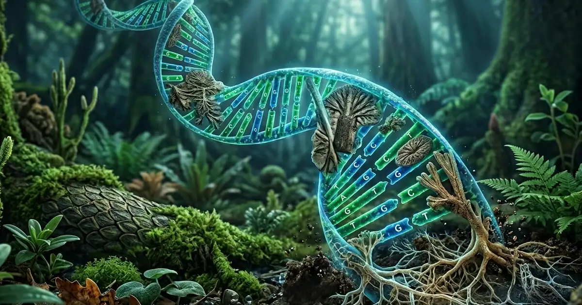 ADN de plantas con 300 millones de años de evolución genética