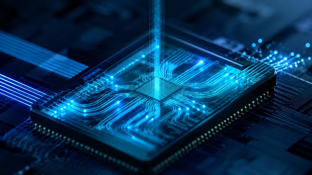 Chip fotónico con haces de luz que genera, dirige y lee información en un solo dispositivo para computación óptica