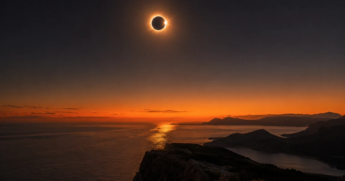 Eclipse solar total del 2 de agosto de 2027 sobre el sur de España