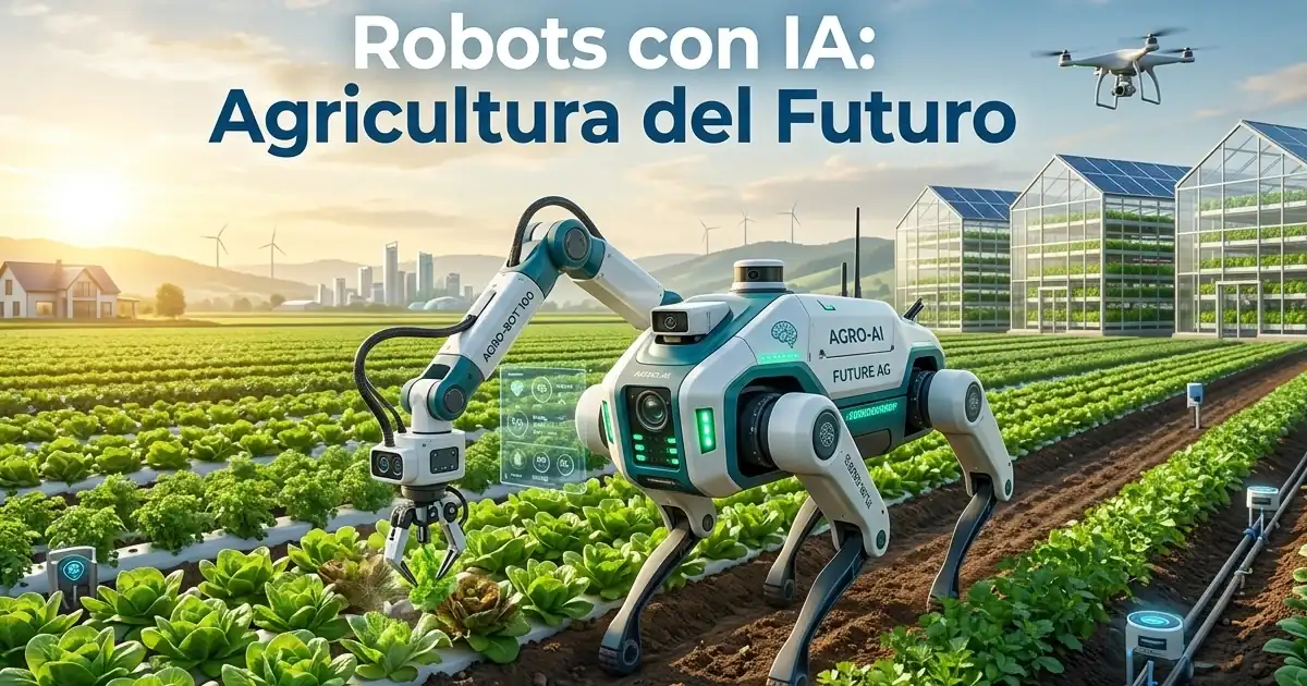Robots con inteligencia artificial en agricultura española