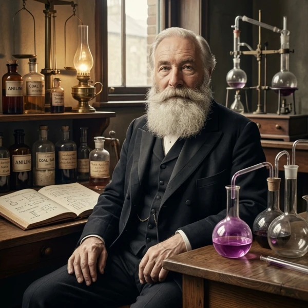 William Perkin - Retrato del químico británico